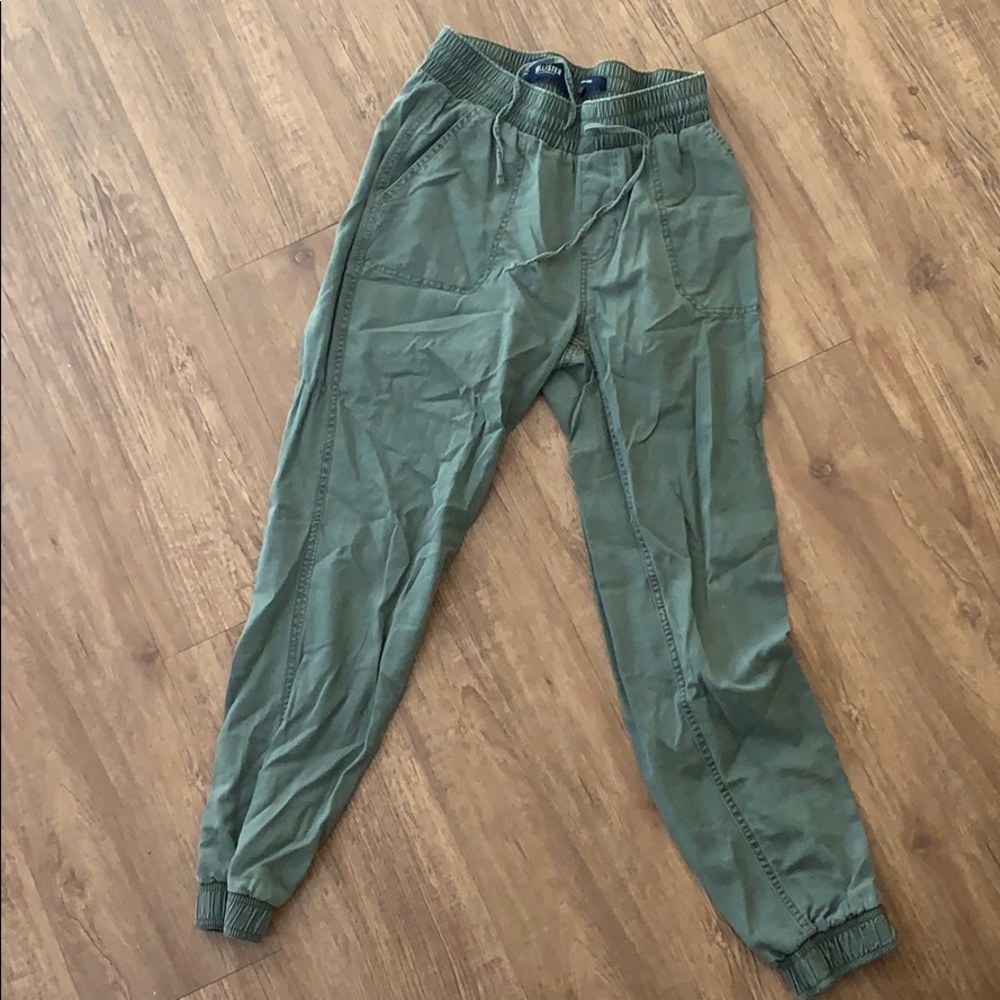 army green joggers, high rised